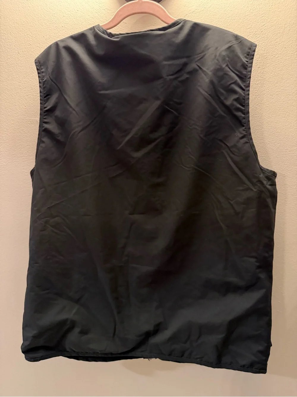 Men's Black Utility Vest - Unbranded Tactical Workwear silver spoon large